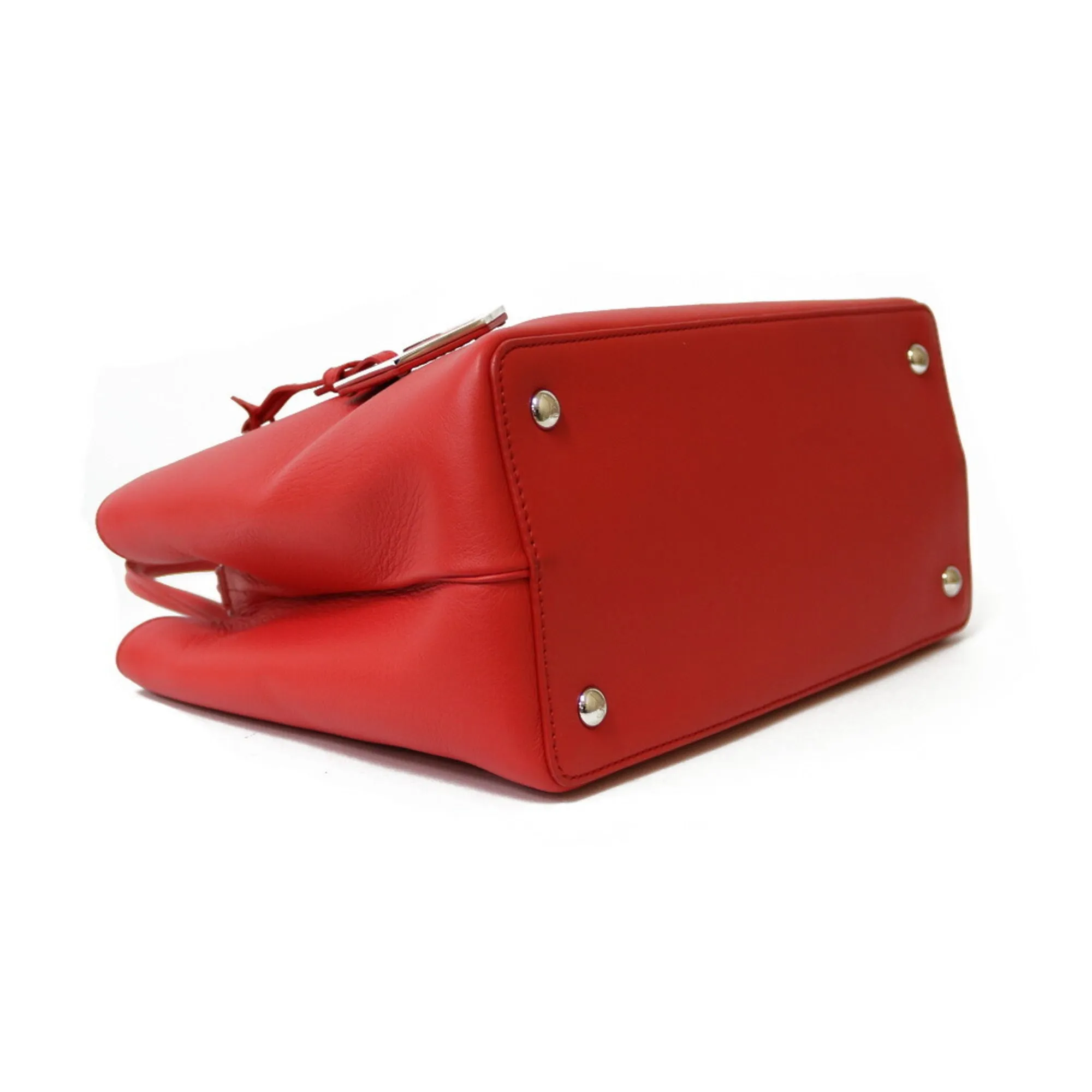 FENDI Shoulder Bag Toujour Red Women's Leather