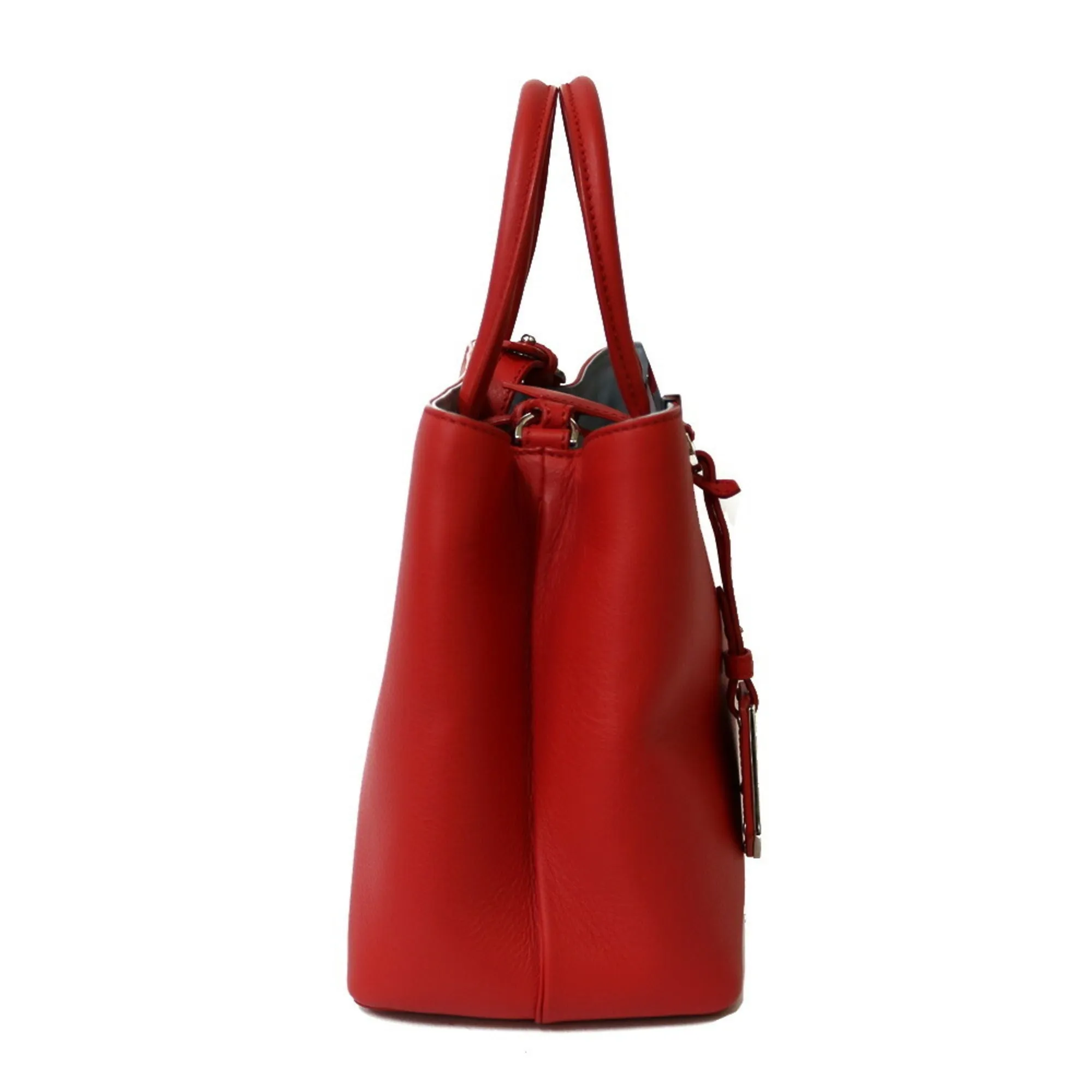 FENDI Shoulder Bag Toujour Red Women's Leather