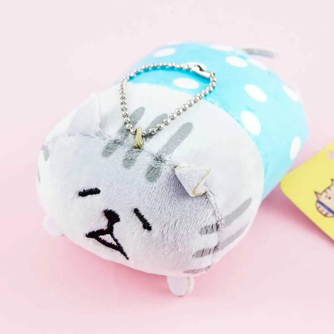 Gorogoro Nyansuke Grey Tabby Plushie Charm