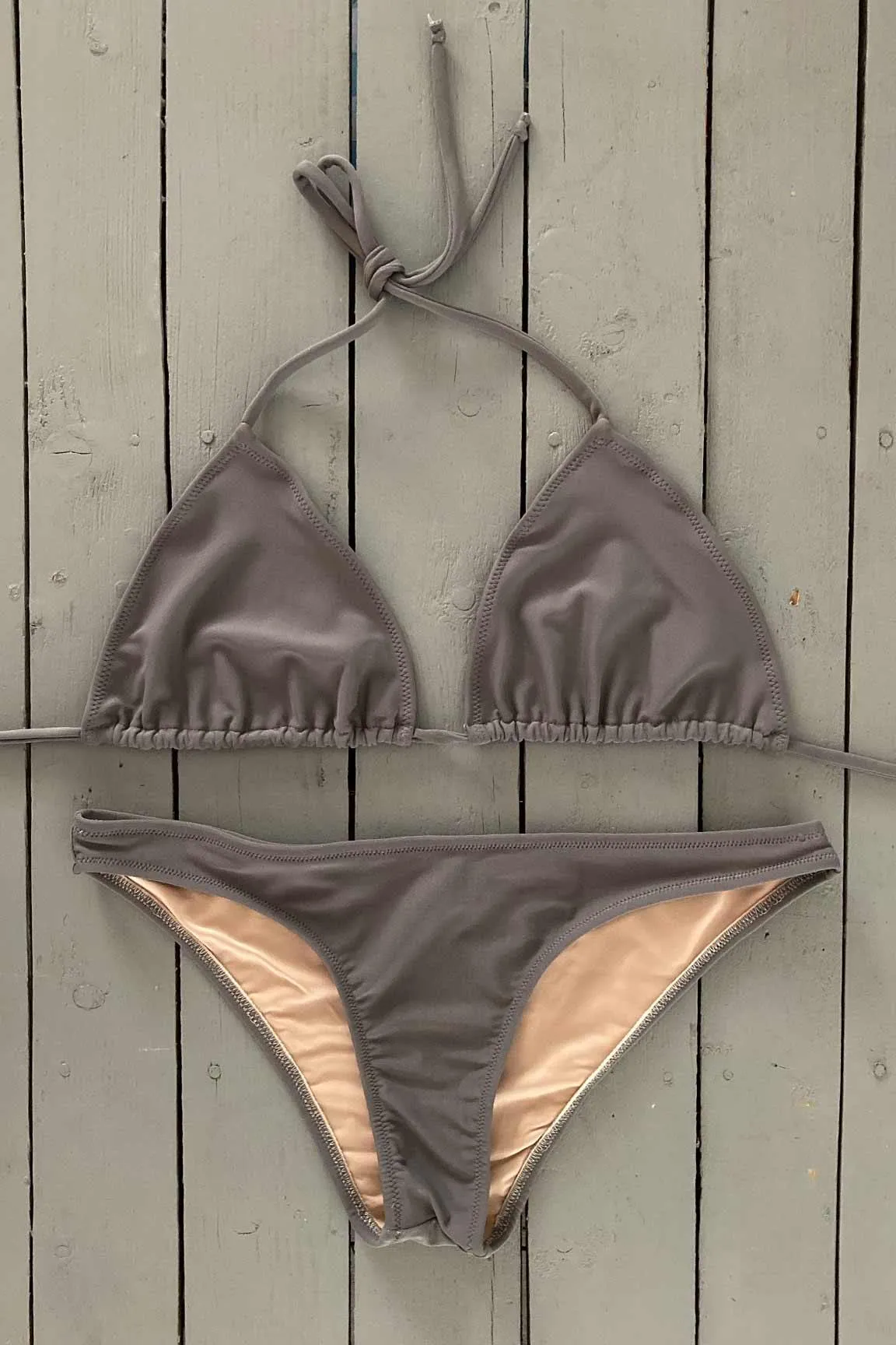 Grey Classic Bikini Bottom