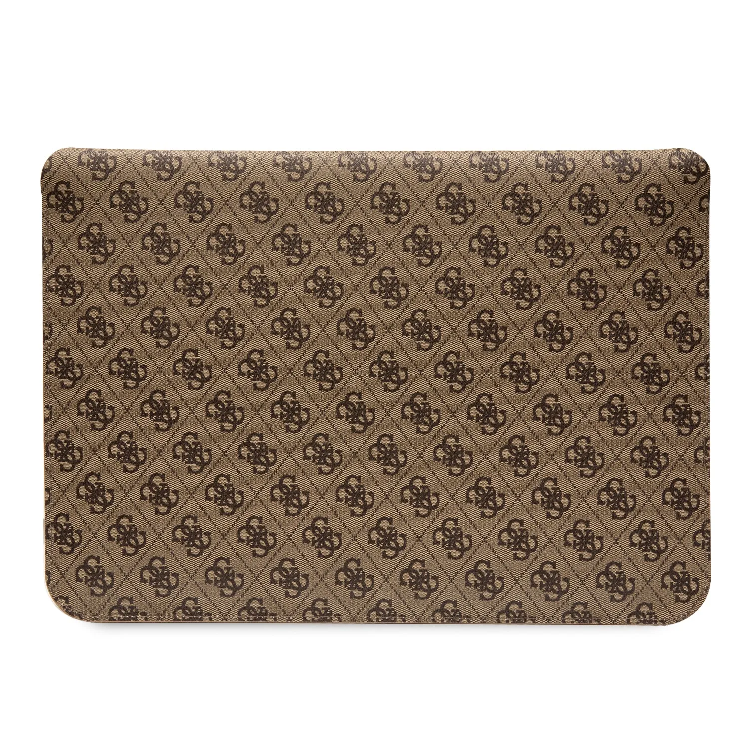 Guess - Universal 14" Notebook / MacBook / Laptop Bag 4G Stripe Metal Logo (GUCS14PS4SGW) - Brown