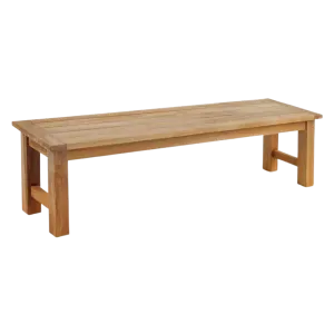 Hampton Outdoor Teak Backless Bench