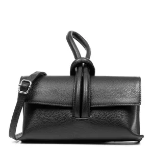 Italian Leather Handbag-Crossbody Strap