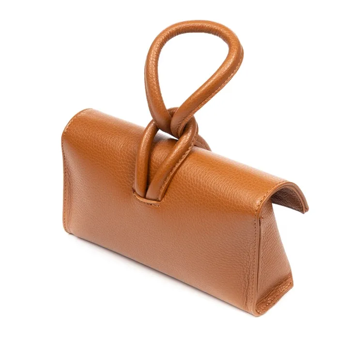 Italian Leather Handbag-Crossbody Strap