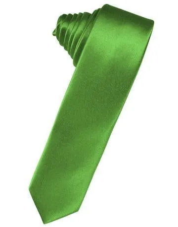 Ivory Luxury Satin Skinny Necktie