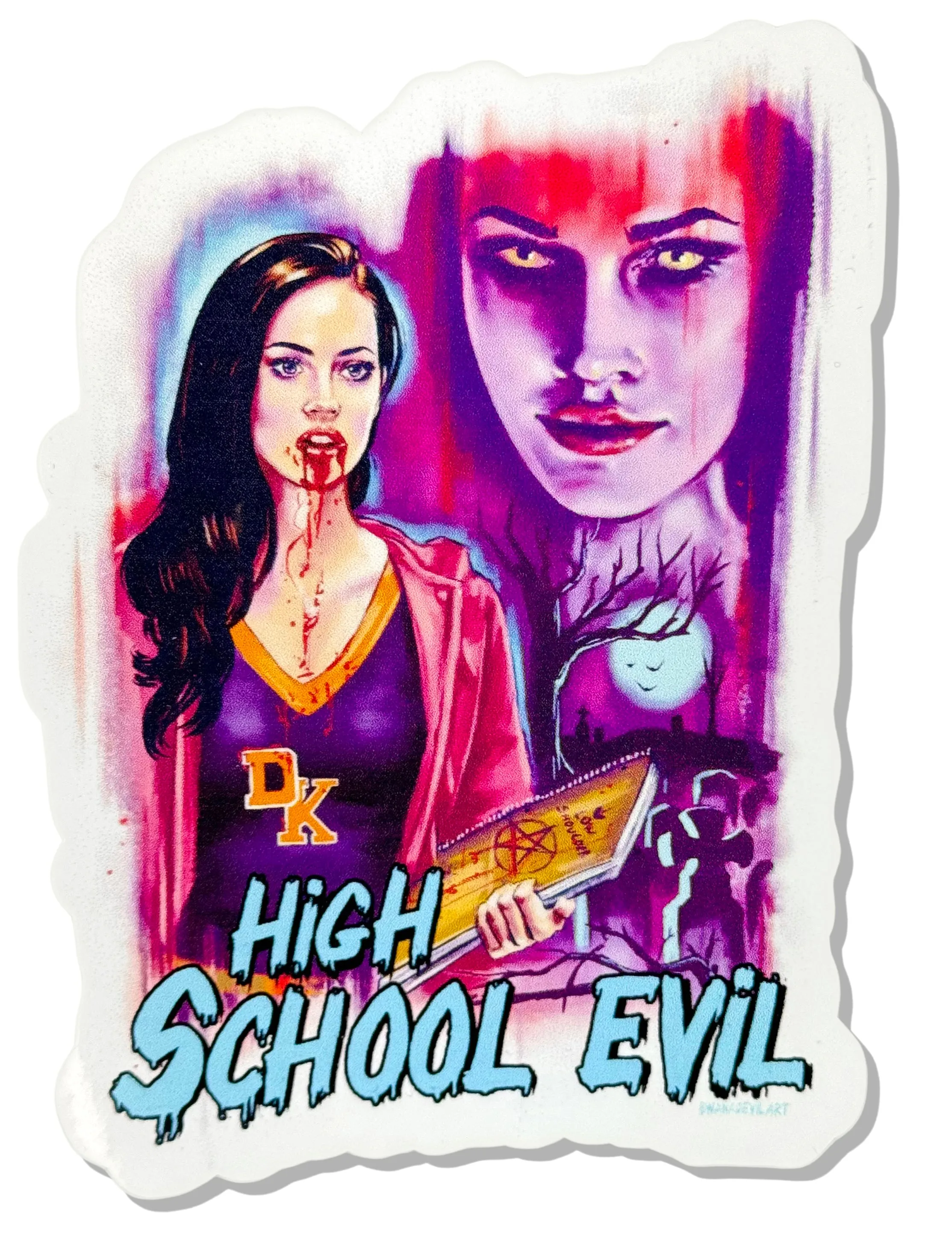 Jennifer "High School Evil" Cut Vinyl STICKER