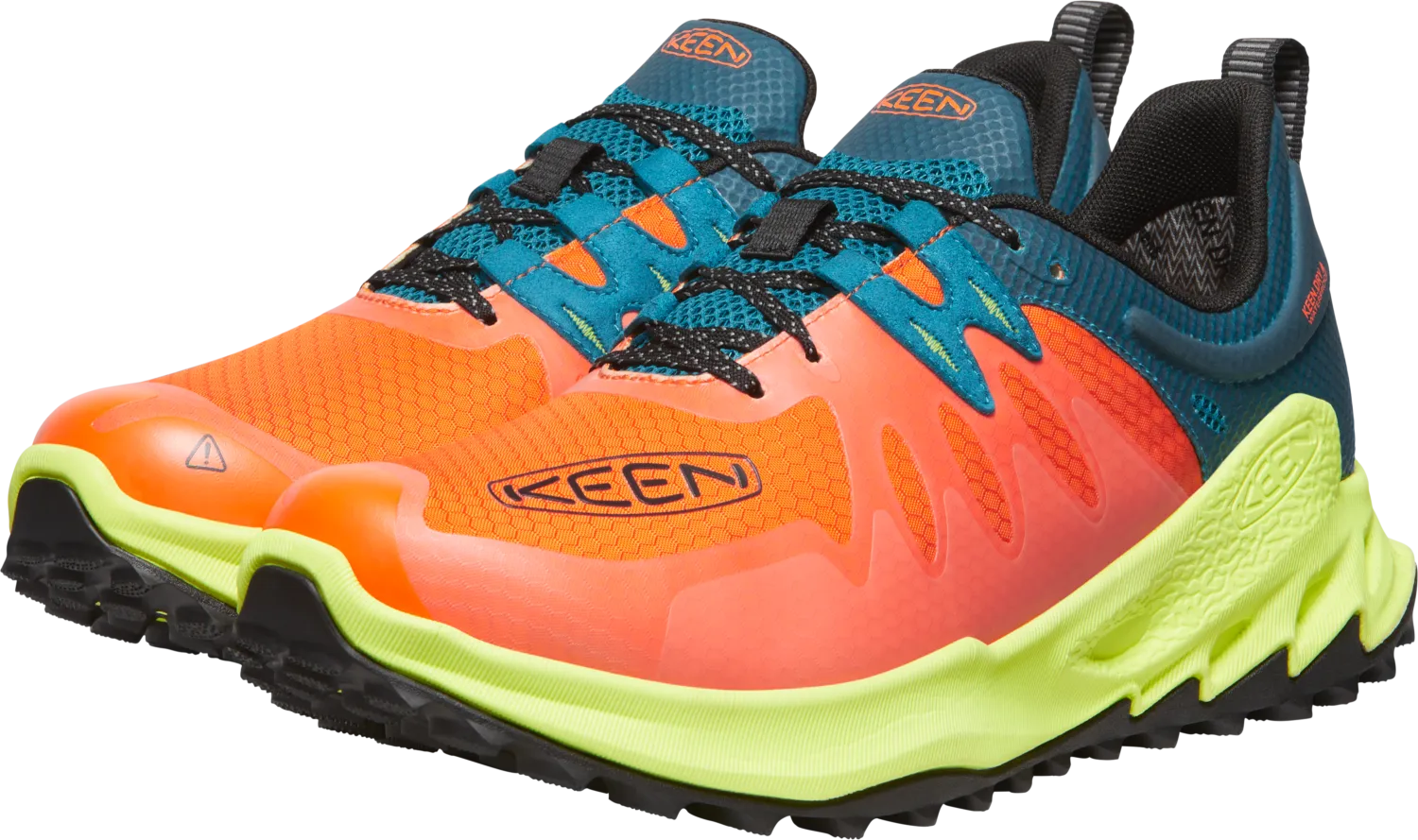 Keen Men&#x27;s Zionic Waterproof Shoe Scarlet Ibis-Fjord Blue | Buy Keen Men&#x27;s Zionic Waterproof Shoe Scarlet Ibis-Fjord Blue here | Outnorth