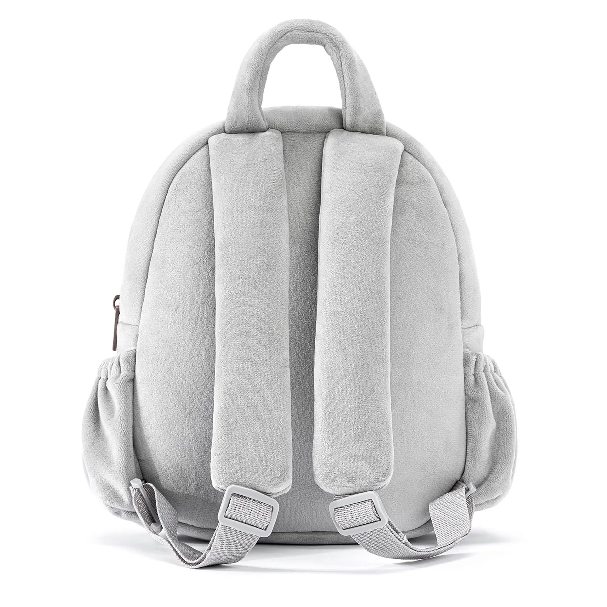 Lazadagifts 11-inch Toddler Kids Backpack Plush Kitty Cat Pre-School Backpacks with Double Layers Storage Gray