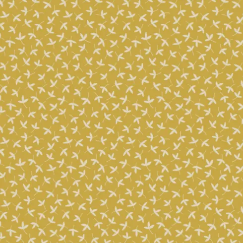 Lewis and Irene Mojolica Yellow Mustard Cotton Fabric