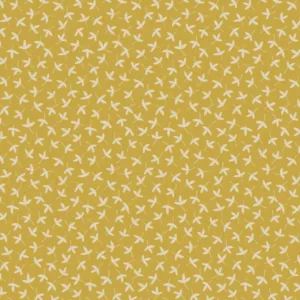 Lewis and Irene Mojolica Yellow Mustard Cotton Fabric