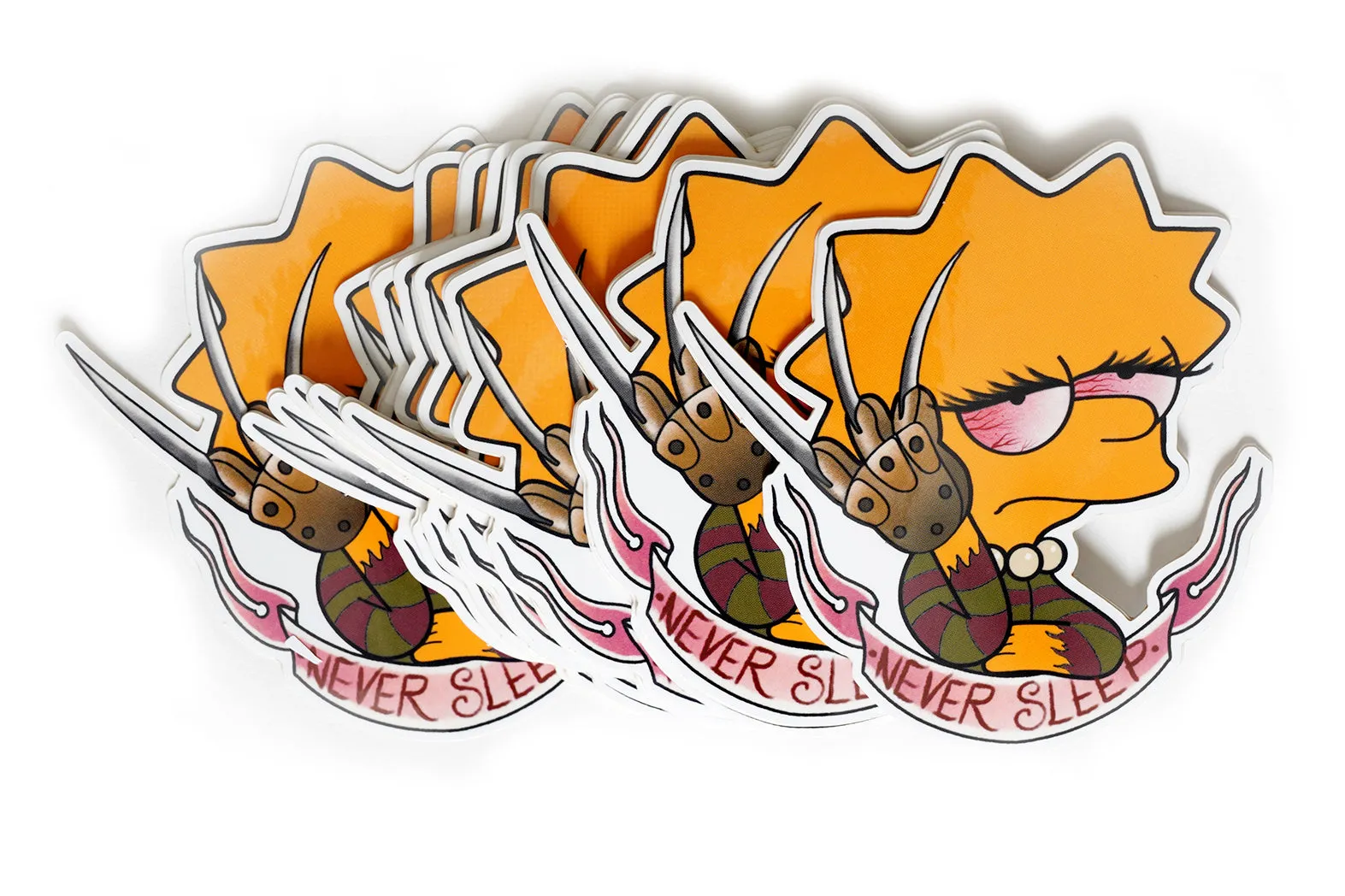 Lisa (Never Sleep) Cut Vinyl STICKER