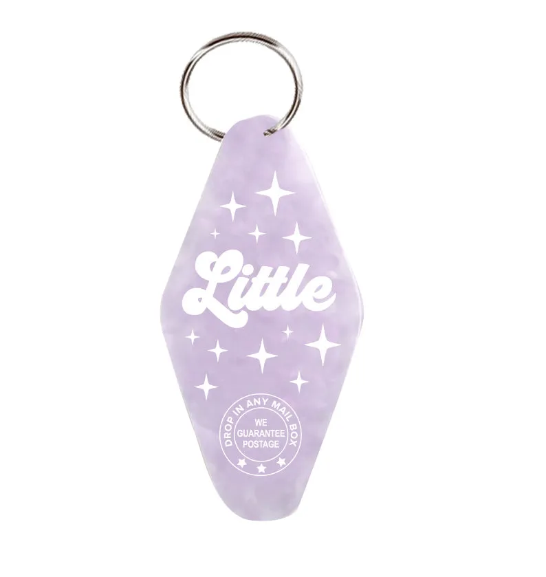 Little - Vintage Motel Keychain - Purple