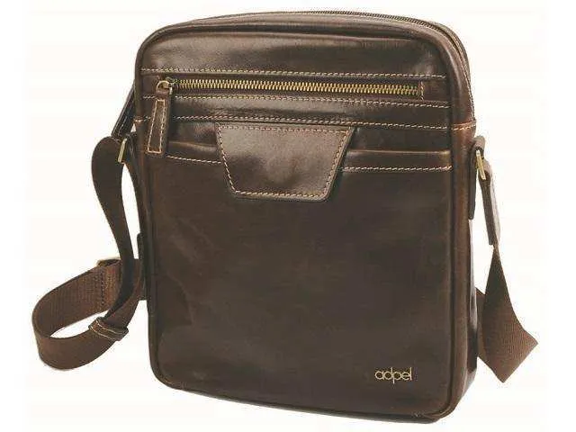 Lucca Genuine Leather Messenger Bag