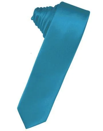 Mandarin Luxury Satin Skinny Necktie