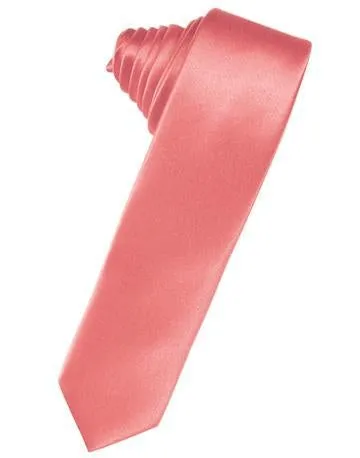 Mandarin Luxury Satin Skinny Necktie