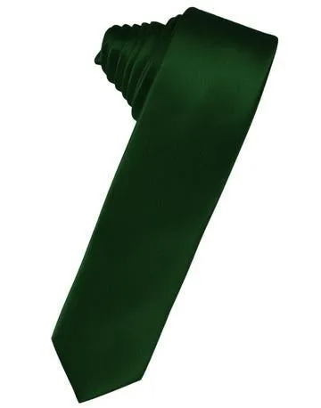 Mandarin Luxury Satin Skinny Necktie