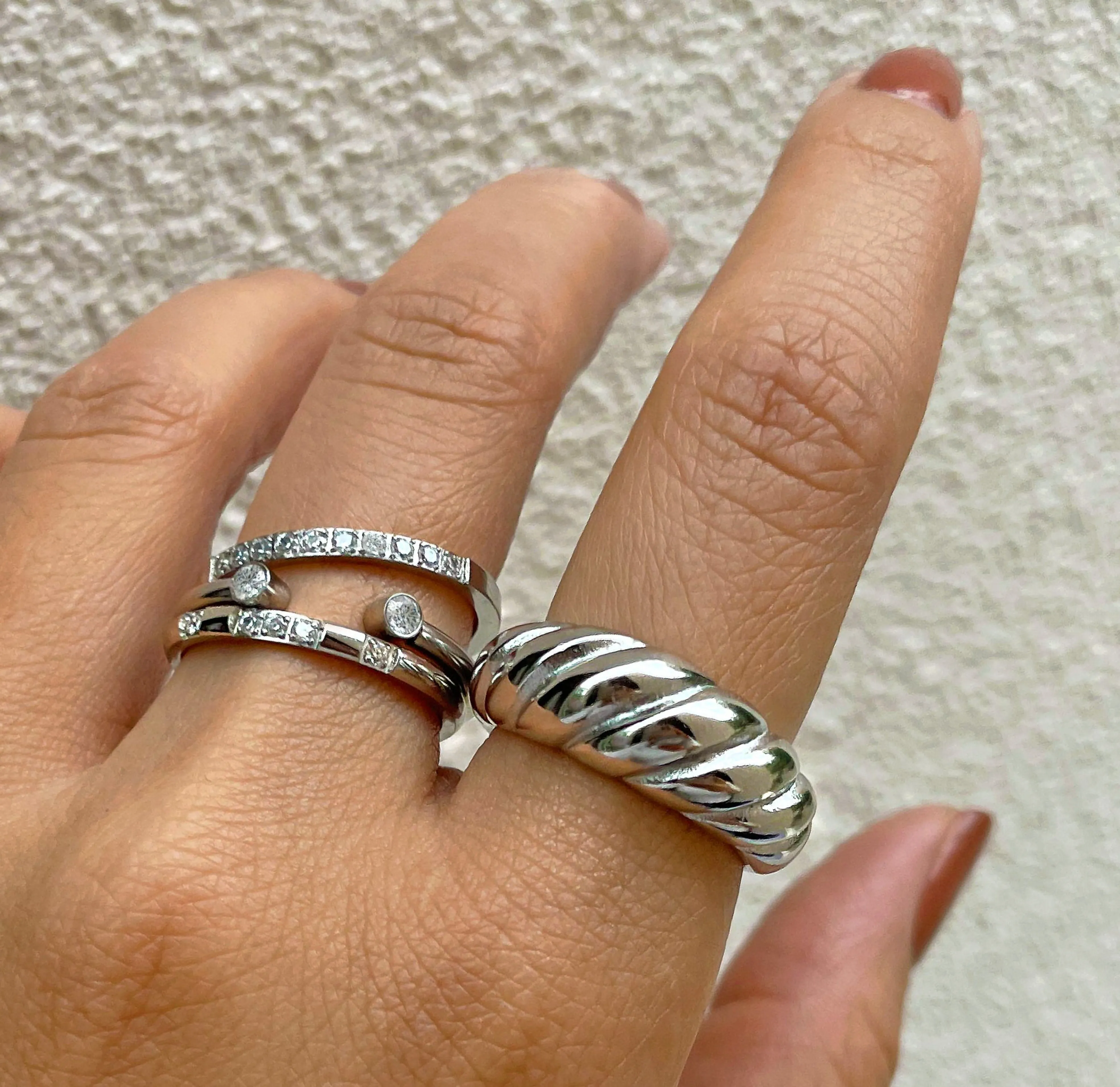 MARGAUX SILVER CROISSANT RING