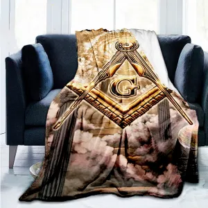 Master Mason Blue Lodge Blanket - Thermal Material