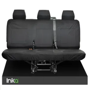 Mercedes-Benz Sprinter Kombi Crew Cab Rear Triple Bench INKA Tailored Waterproof Seat Covers BLACK MY06-18