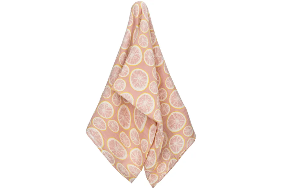 Milkbarn - Organic Muslin Baby Swaddle - Grapefruit