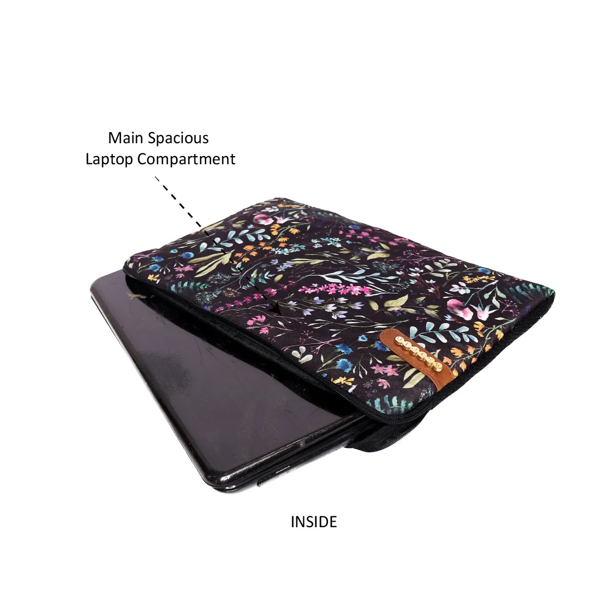 Multi Color Flower Pattren Sleeve Laptop Bag