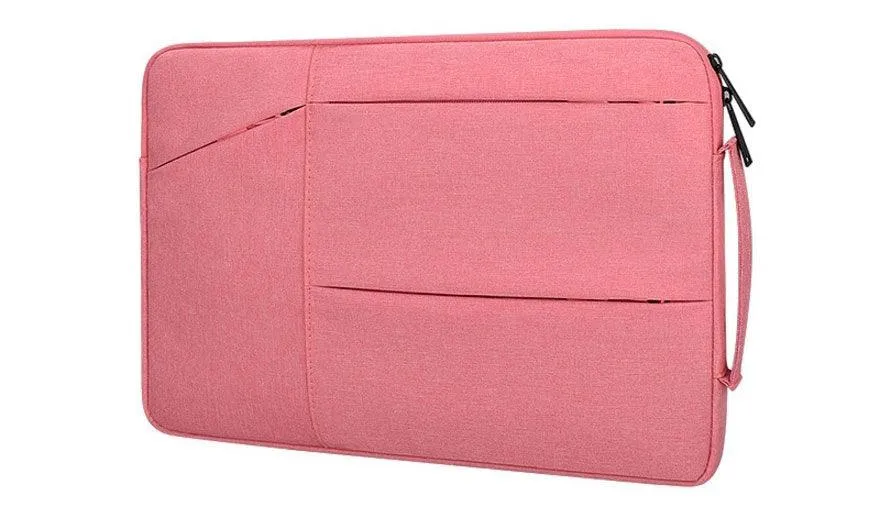 Multifunction High Quality Waterproof Laptop Sleeve Bag-Pink