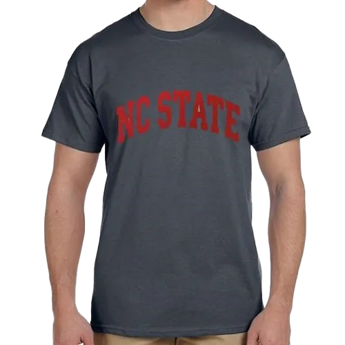 NC State Wolfpack Charcoal Arch T-shirt