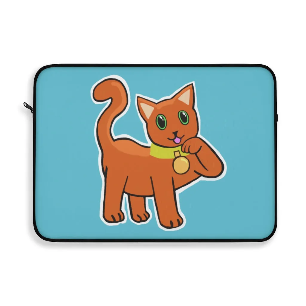 Orange Kitty Laptop Sleeve