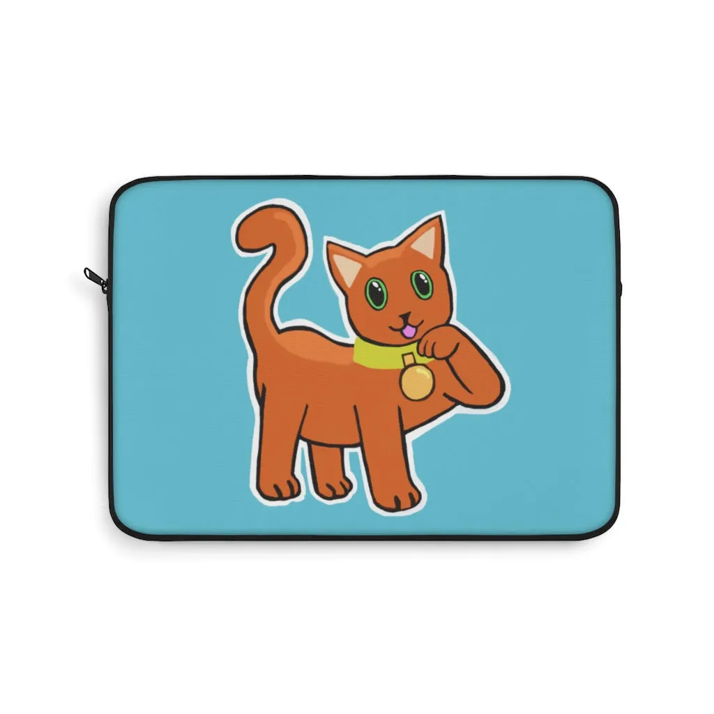 Orange Kitty Laptop Sleeve