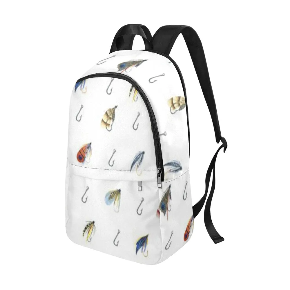 Parker White Fabric Backpack - Durable, Lightweight & Stylish for Him