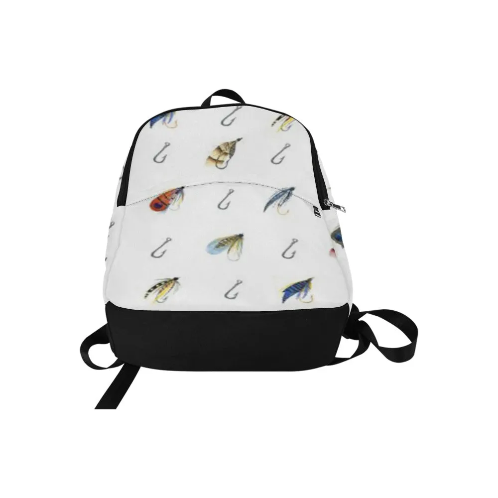 Parker White Fabric Backpack - Durable, Lightweight & Stylish for Him