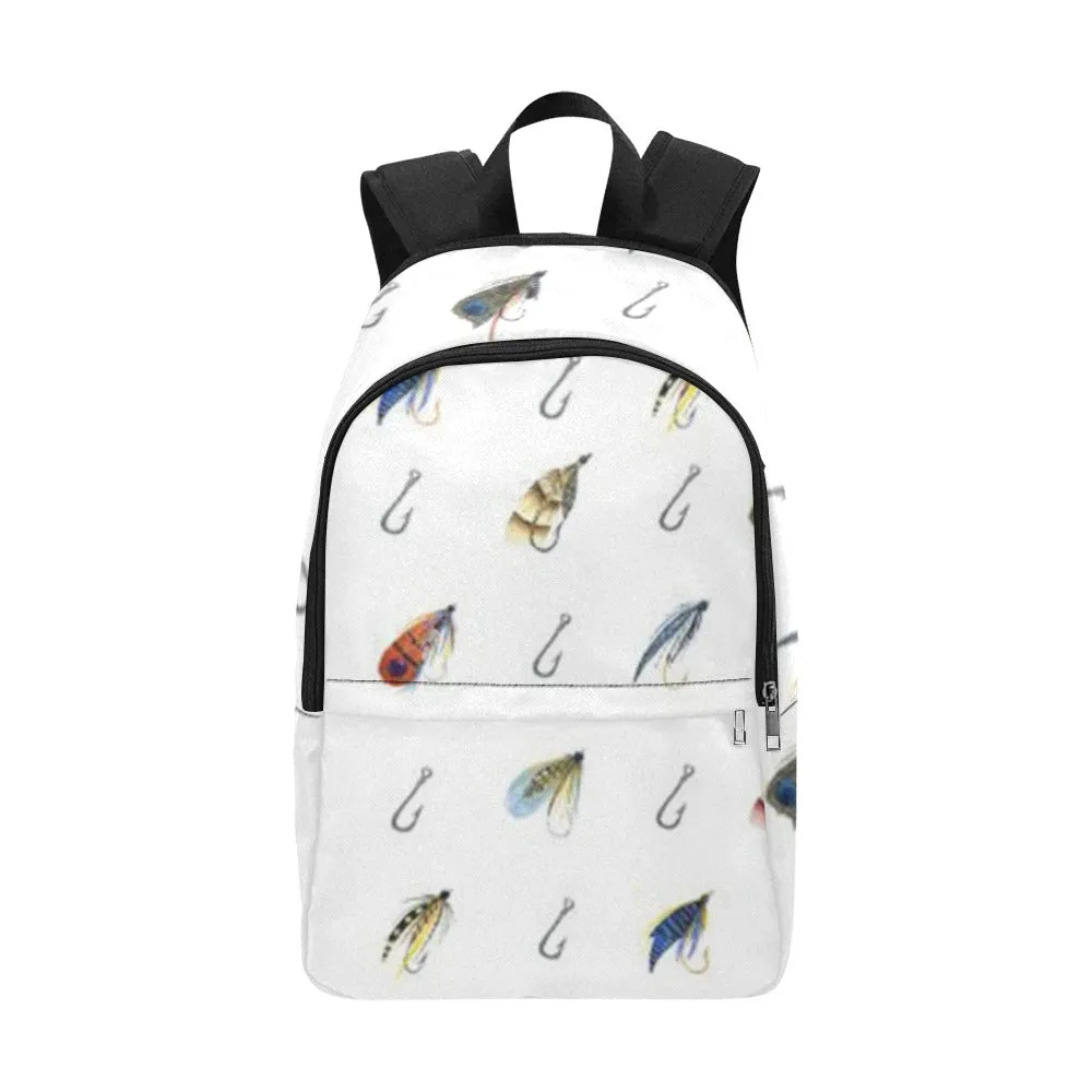 Parker White Fabric Backpack - Durable, Lightweight & Stylish for Him