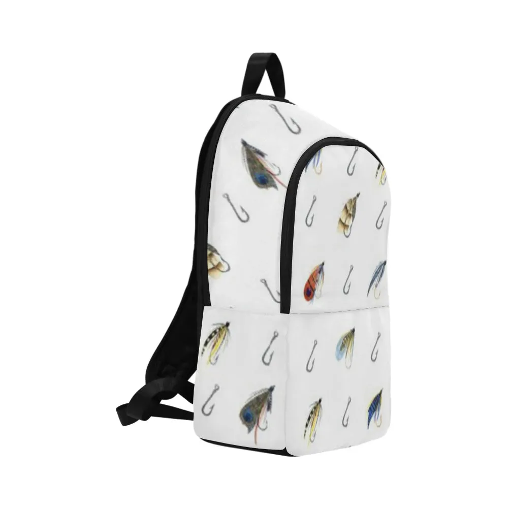 Parker White Fabric Backpack - Durable, Lightweight & Stylish for Him