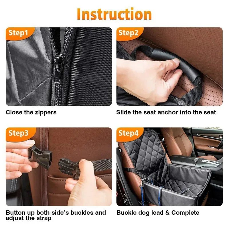 Pat and Pet Emporium | Pet Carriers | 2 in 1 Pet Car Seat | Cover