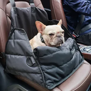 PawPacker Pet Carriers for French Bulldogs Car Seat Bag with Multifunction Design