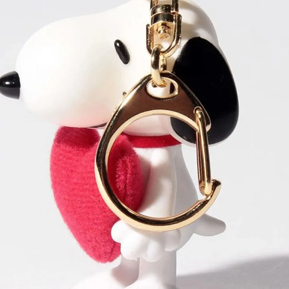 Peanuts Snoopy Costume Keychain: Heart