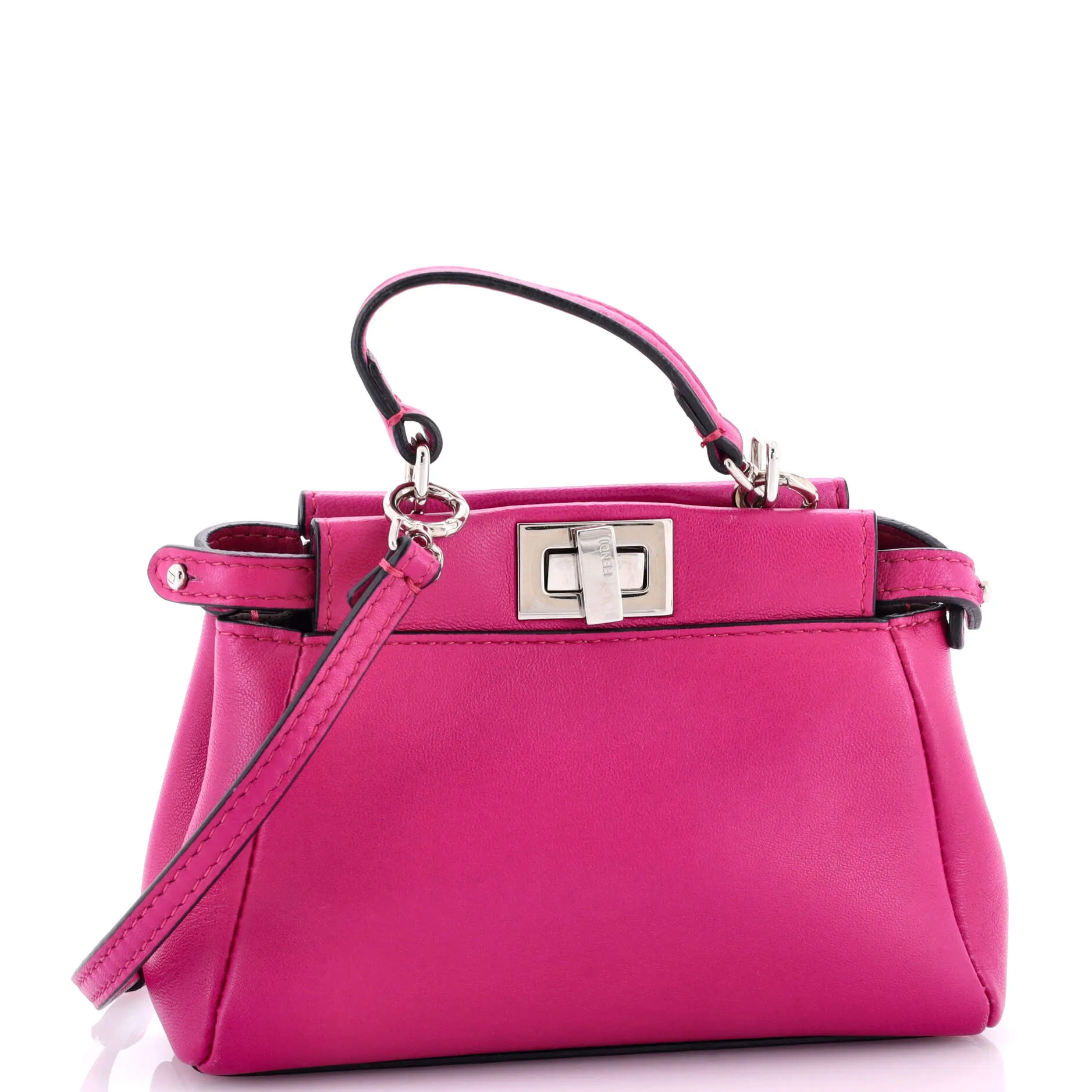 Peekaboo Bag Leather Micro