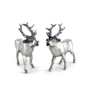 Pewter Deer Salt & Pepper Shakers