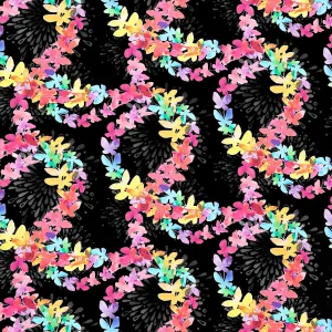 Playgrounds - Butterfly Swirl Ink Yardage