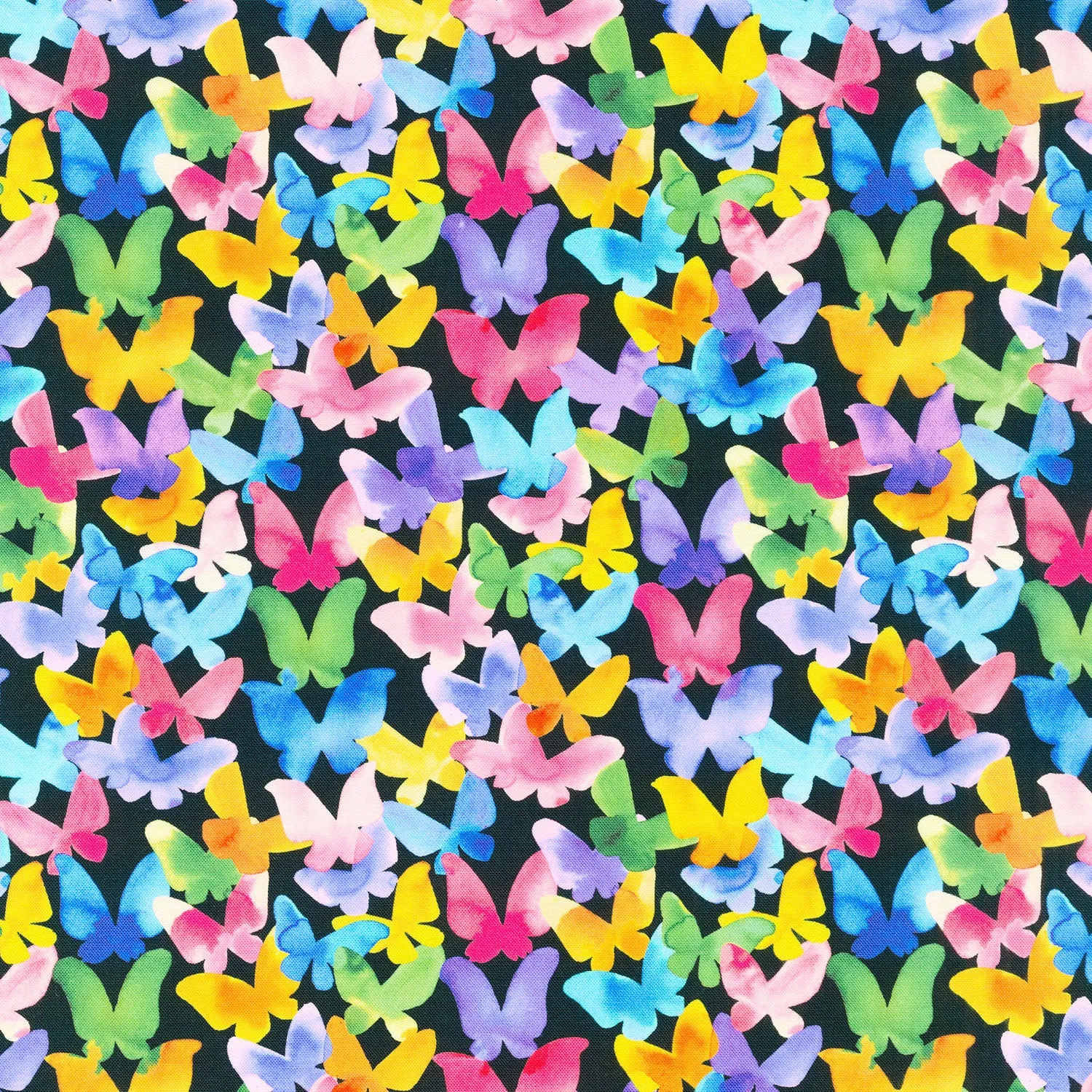 Playgrounds - Kaleidoscope Wings Ink Yardage