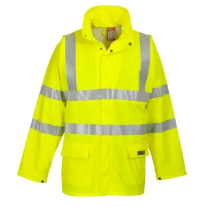 PORTWEST® Flame Resistant High Visibility Waterproof Jacket - ANSI Class 3 - FR41