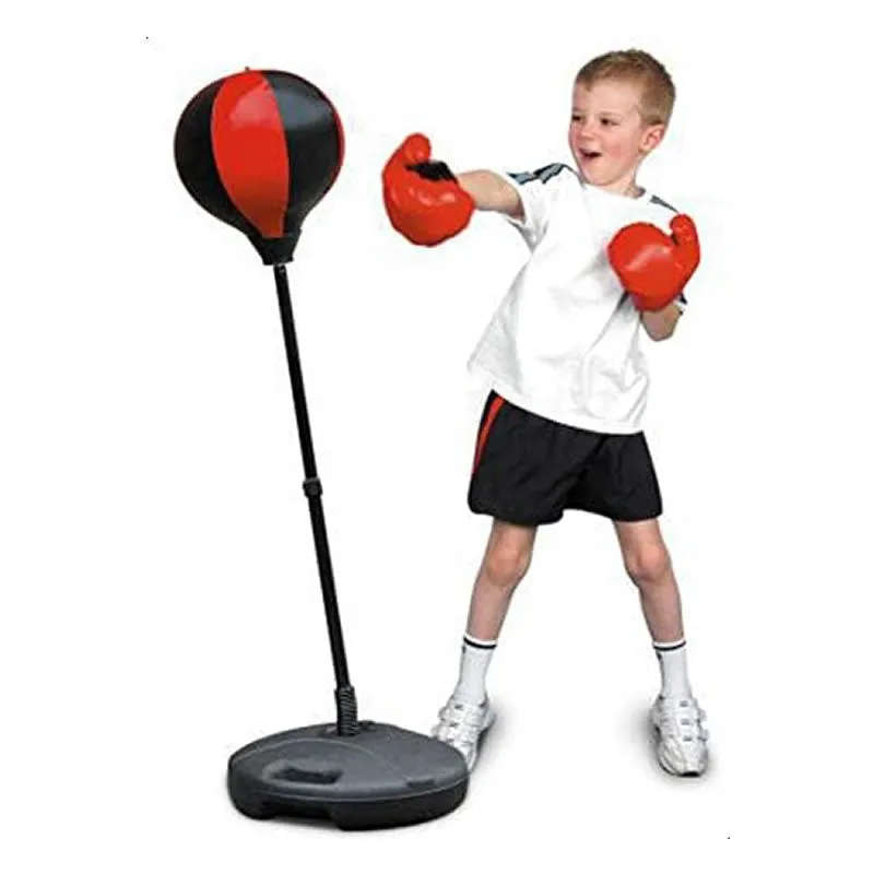 Punch Ball Bag With Gloves For Kids Training