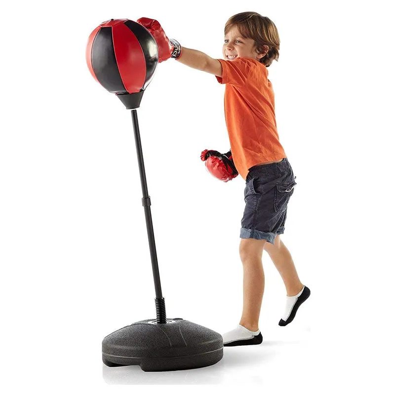 Punch Ball Bag With Gloves For Kids Training