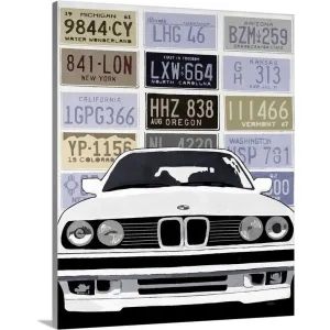 "BMW" Canvas Wall Art