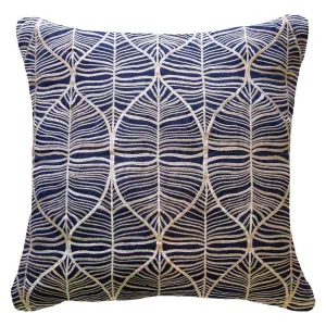 Rake Leaf Navy Lounge Cushion