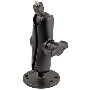 RAM Mount Flat Surface Mount with 1in Ball, including M6 X 30 SS HEX Head Bolt, for Raymarine Dragonfly-4/5 and WiFish Devices