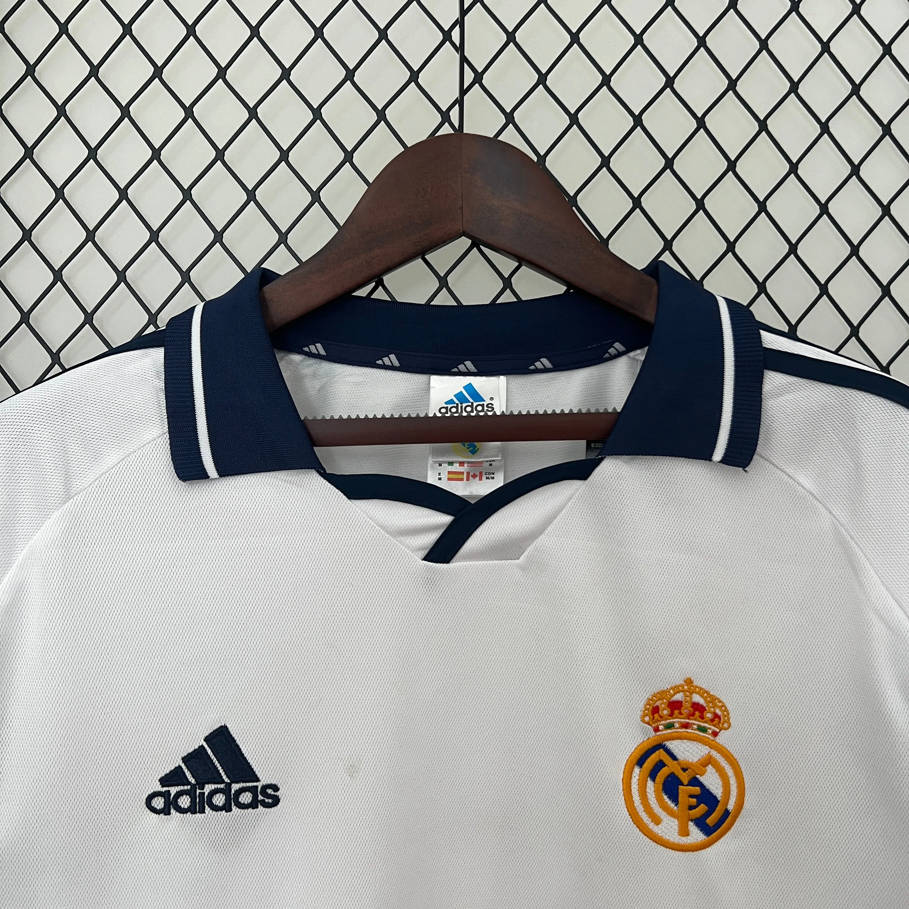 Retro long sleeve Real Madrid 00/01 Home S-XXL7