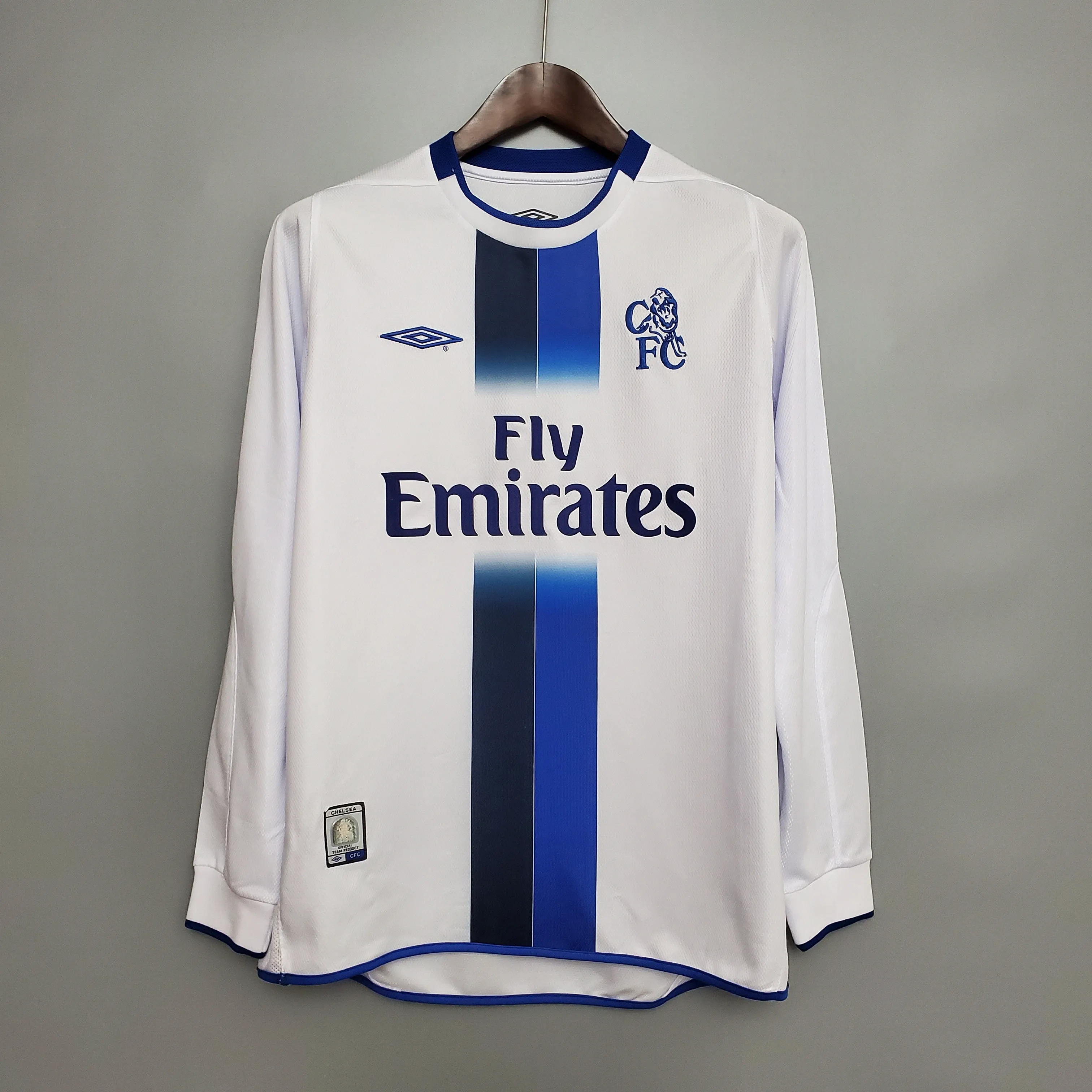 Retro long-sleeved 03/05 Chelsea away S-XXL