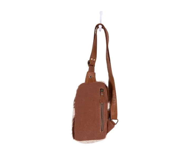 Robnette Ranch Fanny Pack Bag in Caramel & White