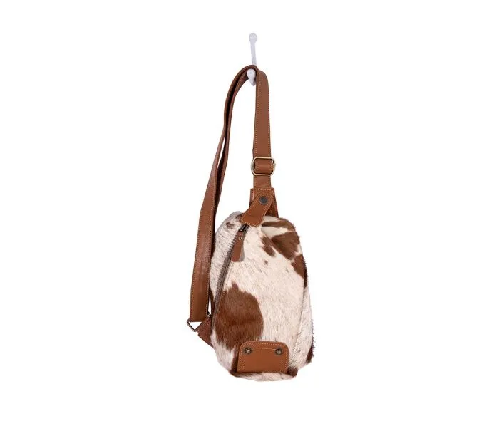 Robnette Ranch Fanny Pack Bag in Caramel & White